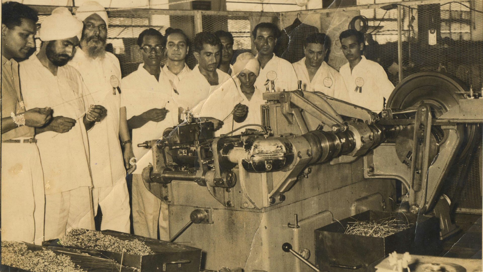 Late Shri. Sarwar Hussain (fourth from left)