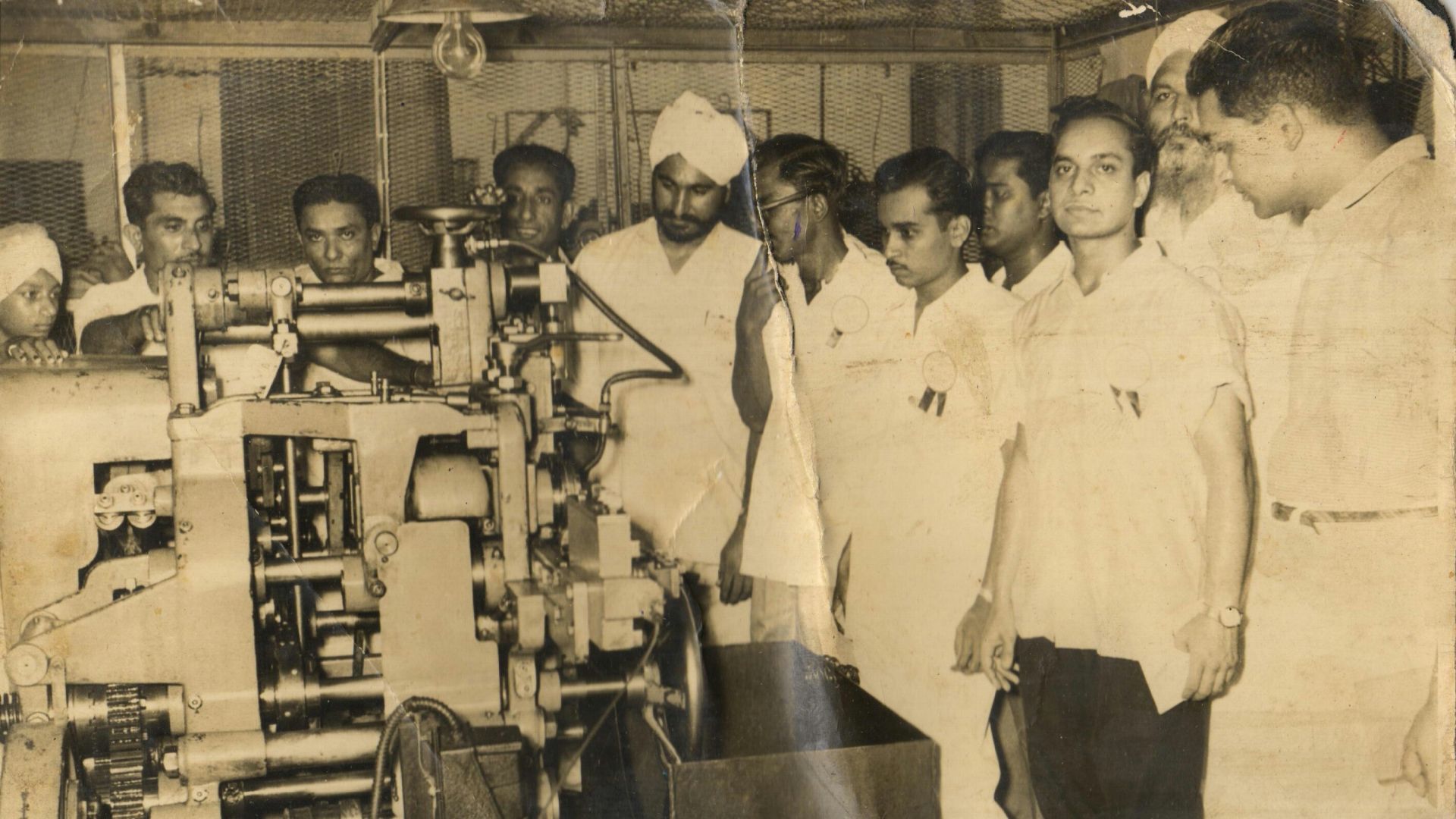 Late Shri. Sarwar Hussain (sixth from left)